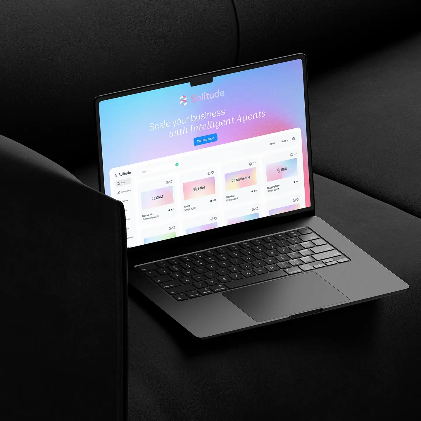 Solitude - Web - UI - Logotype - Branding