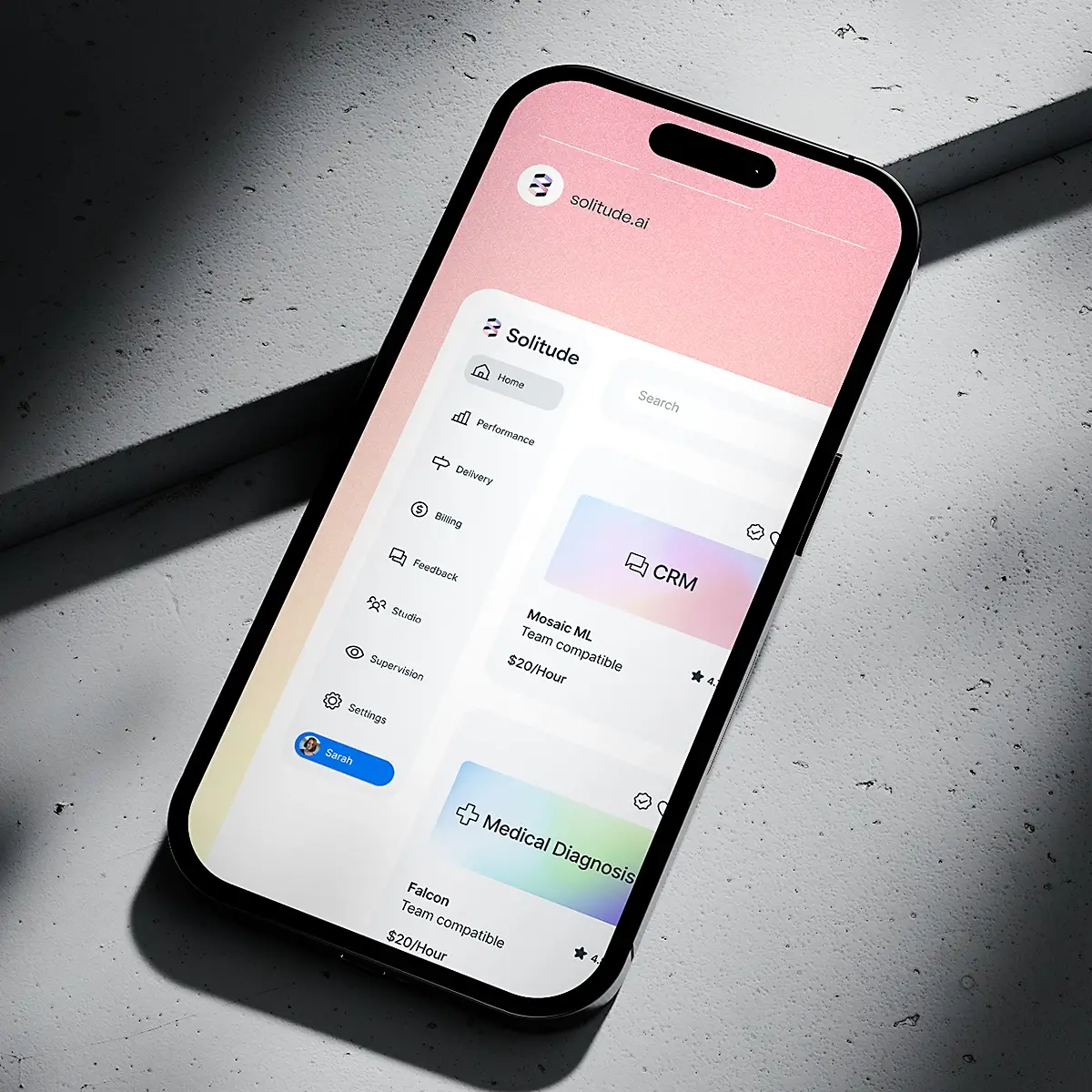 Solitude- Logotype - Web - Brand - UI
